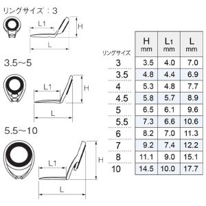 T-KTSG6 KTガイド リングサイズ6 富...の詳細画像2