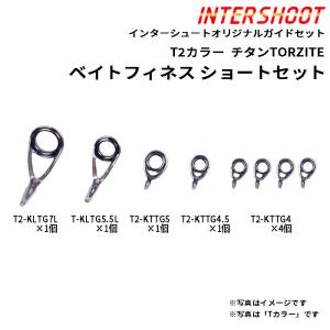 Fuji ベイトフィネスショート ガイドセット チタンSiC T-KLSG7L8-IS