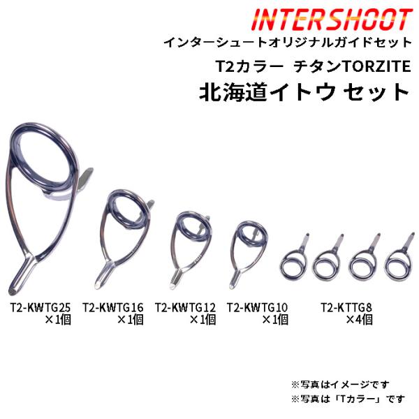 北海道イトウ ガイドセット チタンTORZITE T2-KWTG258-IS T2カラー スピニング...