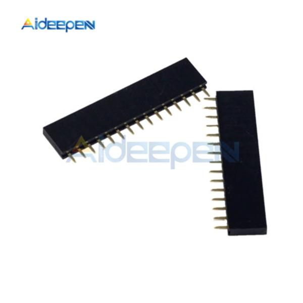 並行輸入品 20Pcs 15 Pin Single Row Straight Female Pin ...