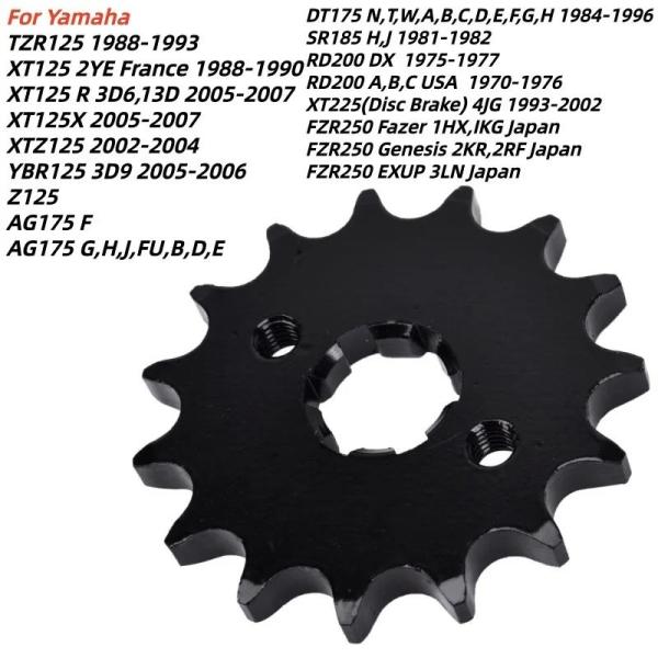 並行輸入品 428 15T フロントスプロケット ヤマハ TZR125 XT125X XTZ125 ...