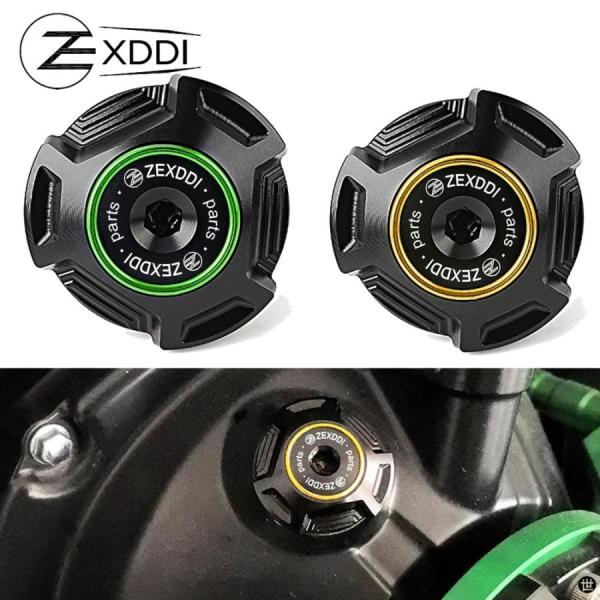 並行輸入品 M30 * 1.5 ZEXDDI バイクエンジンオイルフィラーキャップオイルプラグカバー...