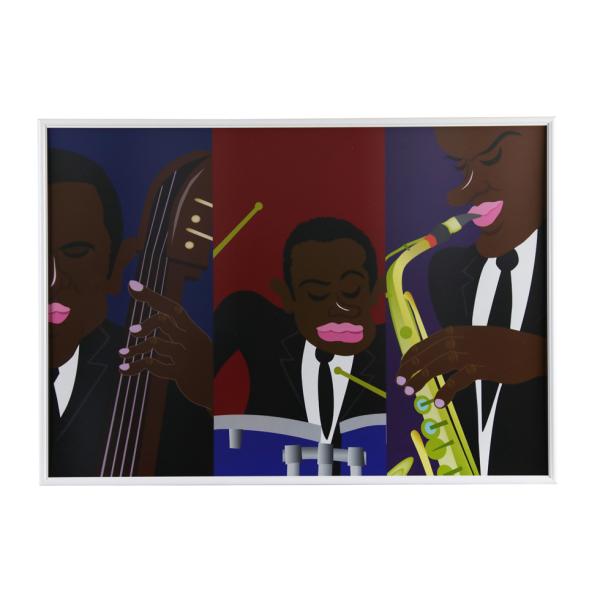 「3にんのおんがくか」Jazz Men（サイズ： A2）