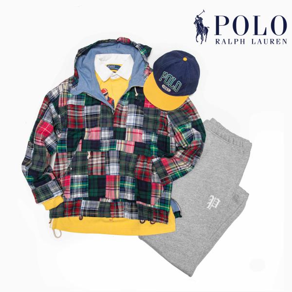 POLO RALPH LAUREN Madras Half Zip Jacket