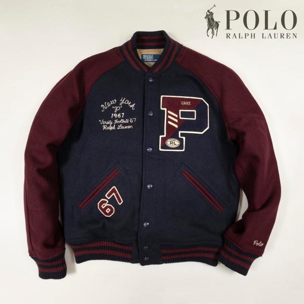 POLO RALPH LAUREN TOWN &amp; COUNTRY VARSITY JACKET