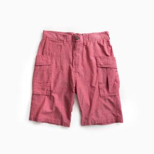 SURKU chambray shorts / RED｜inthestreet-jp