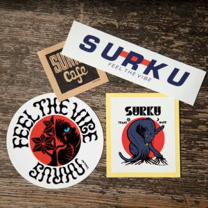 Surku オリジナル　ステッカー　4枚セット｜inthestreet-jp