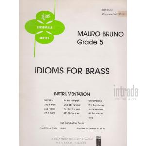 IDIOMS FOR BRASS / マウロ・ブルーノ｜intrada-onlinestore