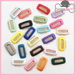 オリジナル 23色 レギュラーサイズ コーム付き パッチン留め