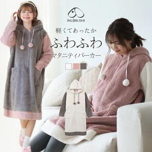 爆買 犬印本舗 マタニティ パーカーワンピース ...の商品画像