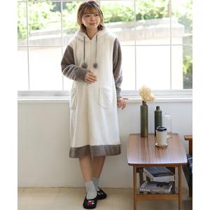 爆買 犬印本舗 マタニティ パーカーワンピース...の詳細画像3