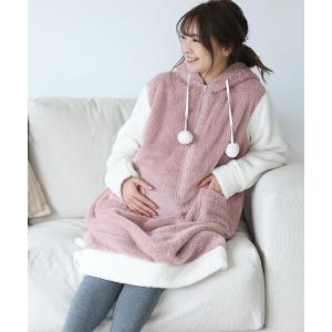 爆買 犬印本舗 マタニティ パーカーワンピース...の詳細画像5