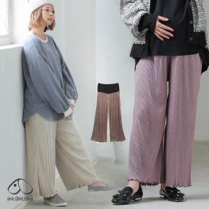 犬印本舗 マタニティ フェイクスエード プリーツ...の商品画像