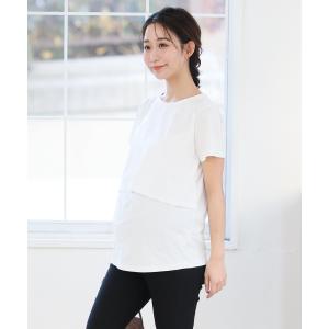 犬印本舗 時短 授乳トップス 半袖 授乳Tシャ...の詳細画像1