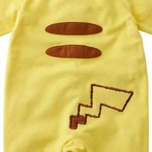 爆買 モンポケ ピカチュウフード付きカバーオー...の詳細画像5