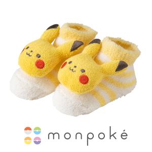 モンポケ ピカチュウ パイルソックス 靴下 ソックス 新生児用 ポケモン