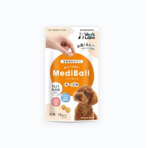 MediBall メディボール 犬用 チーズ味 1袋(15個入)｜inuno1