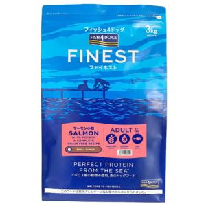 フィッシュ4 フィッシュ4ドッグ ファイネスト サーモン 小粒 3kg : ぺ