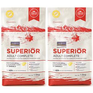フィッシュ4 ドッグ スーペリア アダルト 3kg（1.5kg×2）