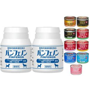 パンフェノン 120粒 2個セット【デビフ150g缶詰 1缶プレゼント】