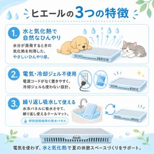 犬 猫 ひんやり マット ヒエール 暑さ対策 ...の詳細画像3