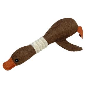 犬 ぬいぐるみ 鳴る おもちゃ がちょう ( Mサイズ ） ガチョウ 渡り鳥 鴨 カモ 小型犬用 HOOPET 犬屋