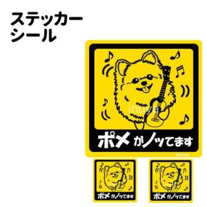 ステッカー ( ノッてます 正方形 セット 大1...の商品画像
