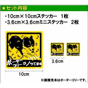 ステッカー ( ノッてます 正方形 セット 大...の詳細画像3