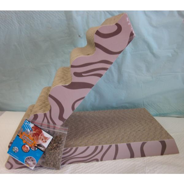 【アウトレット】FOR YOU 《カードボードスクラッチャー》段ボールツメとぎ "トライアングル”