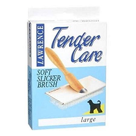 ローレンス ソフトスリッカーブラシ Lサイズ（大型犬用）【定形外発送】