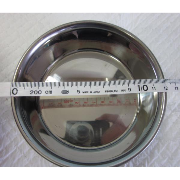 新潟・燕のペット用ステンレス食器 深型（小）