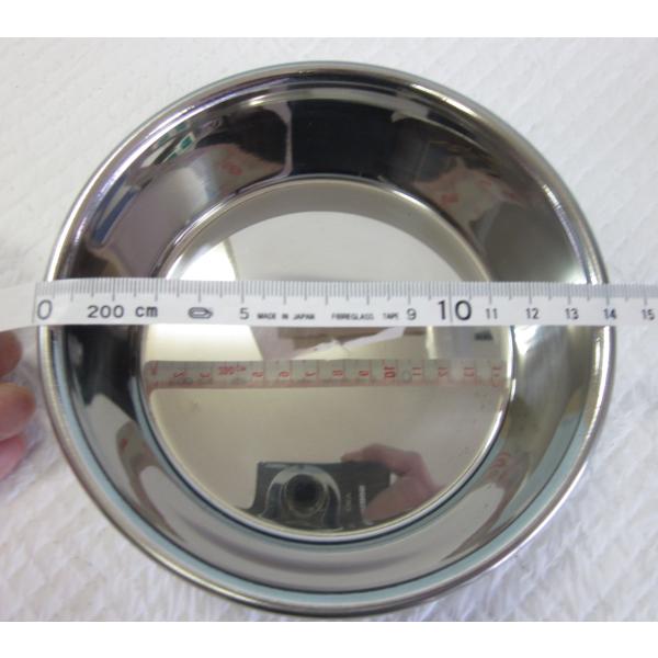 新潟・燕のペット用ステンレス食器 深型（中）