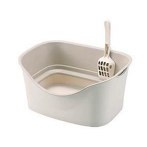 ボンビアルコン ラクラク猫トイレ Wブロック アイボリー