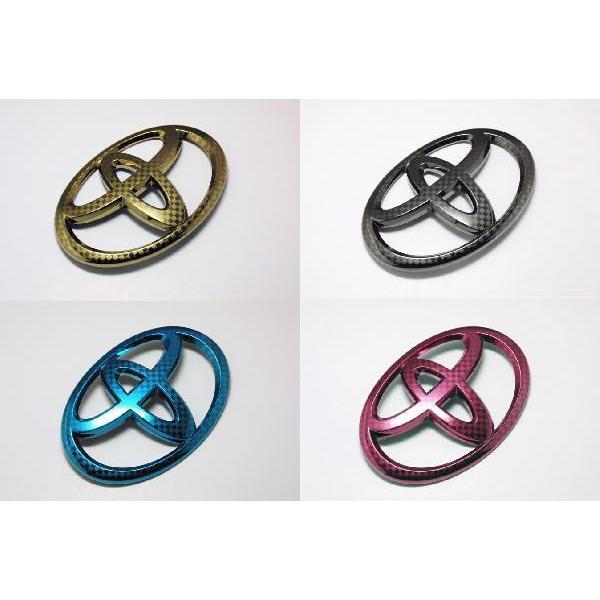 ファサネイトエンブレム　市松模様風　ＧＳＲ５０　エスティマ　リア１点　カラー付き　カーパーツ　純正　...