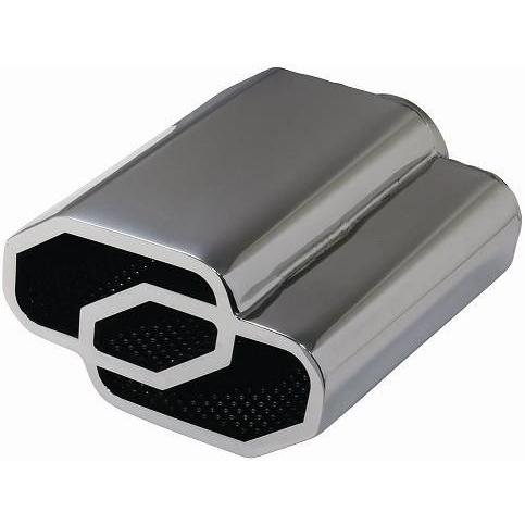 マフラーカッター　145Φ×80Φ　スクエア　カーパーツ