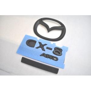 カラー エンブレム 送料無料 CX−3 ブラック リア3点 カーパーツ