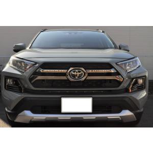 送料無料　ＭＸＡＡ５４　ＲＡＶ４　アドベンチャー用　フロントグリルガーニッシュ　カラーメッキ　グリルカバー　メッキ｜inventer