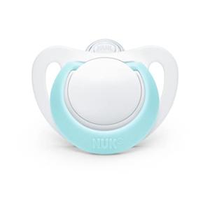 NUK ヌーク おしゃぶりジーニアス(消毒ケース付き) 18-24カ月用/水色
