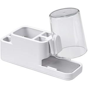 アネステイ カンパニー 珪藻土 水滴吸い取る 自然乾燥 カビにくい 歯磨き粉立てられる コップ付き Karari オーラルケアスタンド 約幅17