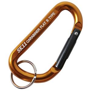 SK11 アルミカラビナ B ゴールド 7×70mm SAC-770B