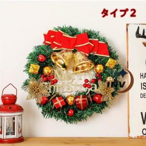クリスマスリース 30CM 玄関 北欧 飾り ...の詳細画像2