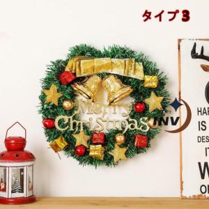 クリスマスリース 30CM 玄関 北欧 飾り ...の詳細画像3