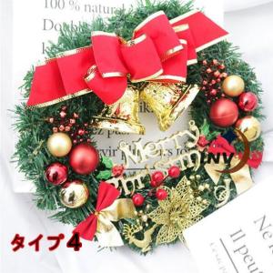 クリスマスリース 30CM 玄関 北欧 飾り ...の詳細画像4