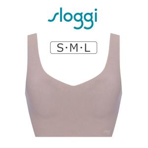 Sloggi トリンプ スロギー ゼロフィール 綿混 カップ付きハーフトップ