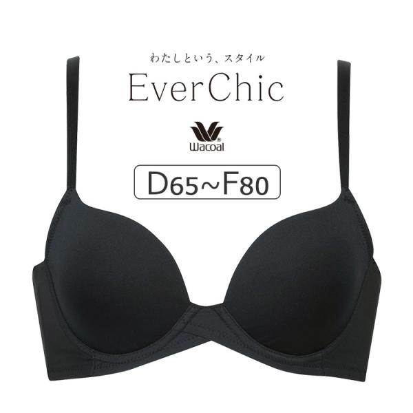 ワコール EverChic  ブラジャー単品 DEFカップ アンダー65/70/75/80/85cm...