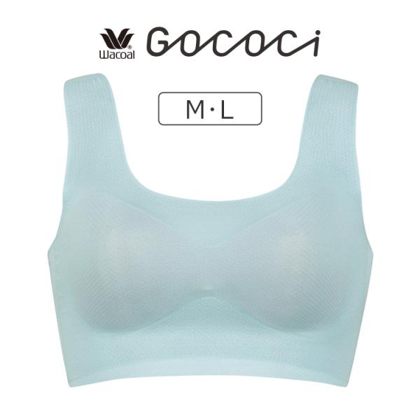 ワコール GOCOCi ゴコチ 涼感タイプ カップ付きハーフトップ M/L CGG571