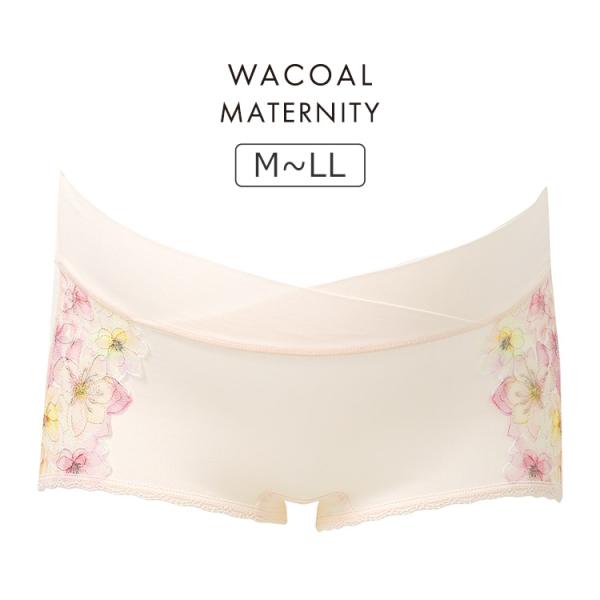 ワコール マタニティ ワコールプレミアム 産前・産後 ボーイレングスショーツ マタニティショーツ M...