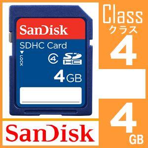 sdカード 4gb Class4 sdhcカード 4gb SanDisk サンディスク sdhc sd クラス4 安心保証付き メ2