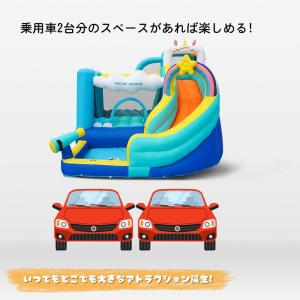 大型 プール エアー 遊具 滑り台 ビニールプ...の詳細画像4