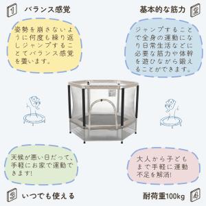 トランポリン 子供用 安全保護ネット付き ベビ...の詳細画像3